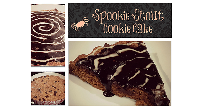 "Spookie" Stout Cookie Cake