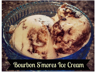Bourbon S'mores Ice Cream