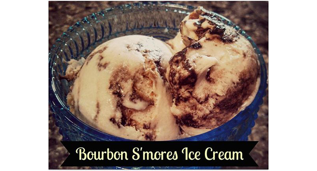 Bourbon S'mores Ice Cream