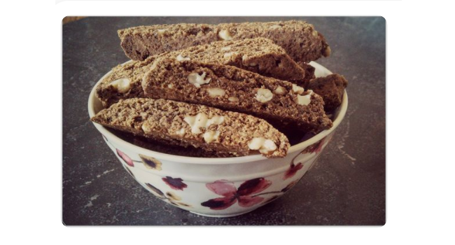 Coffee-Infused Bourbon Biscotti