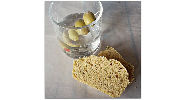 Don Draper's Dirty Martini Bread