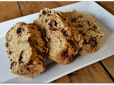 Irish Soda Bread with Cherries & Whiskey