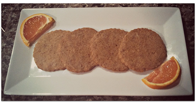 Poppyseed Shortbread with Orange-infused Vodka