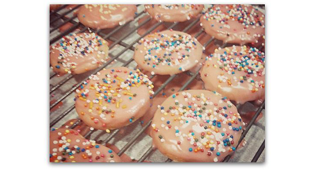 Sugar Cookies with Lemon-Infused Vodka