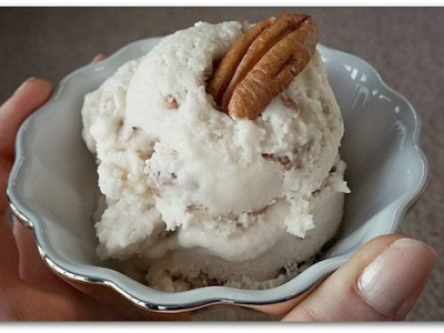 Vegan Maple Pecan Ice Cream